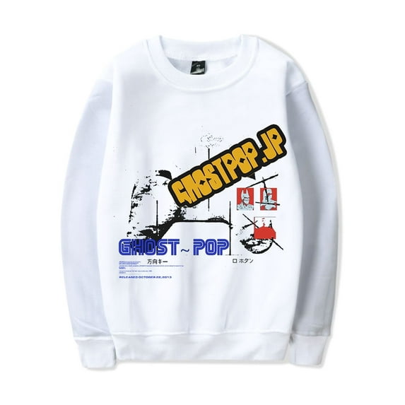 Jpegmafia Merch Long Sleeve Crewneck Ghost Pop Collage Sweatshirt Merch Hip Hop Long Sleeve For Fans Men Women Streetwear
