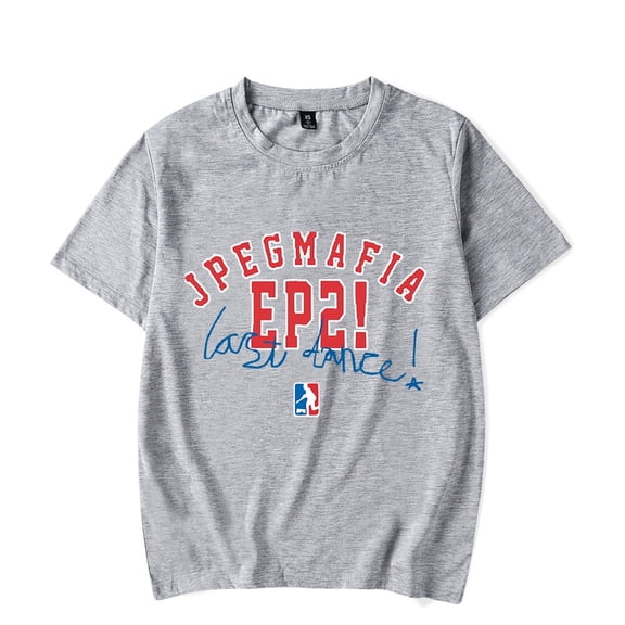 Jpegmafia Merch T-Shirt EP2 Ghost Pop Tee Hip Hop Short Sleeve For Fans Men Women Streetwear Summer Tops