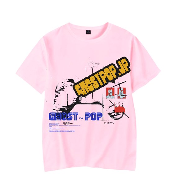 Jpegmafia Merch T-Shirt Ghost Pop Collage Tee Hip Hop Short Sleeve For Fans Men Women Streetwear Summer Tops