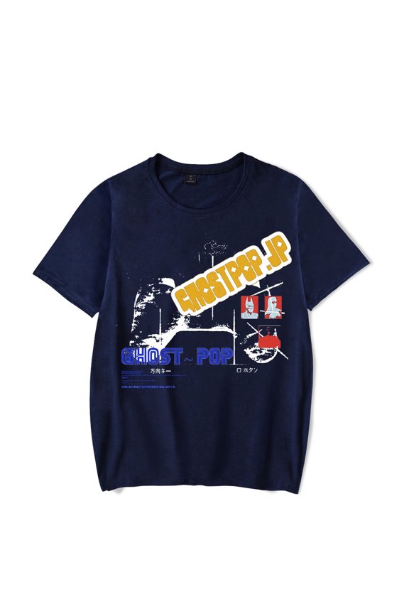 Jpegmafia Merch T-Shirt Ghost Pop Collage Tee Hip Hop Short Sleeve For Fans Men Women Streetwear Summer Tops