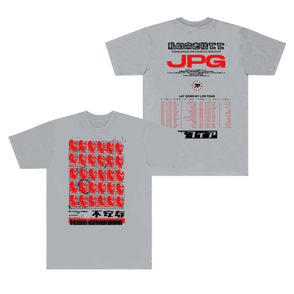 Jpegmafia Merch T-Shirt Lay Down My Life Tour Tee JPG Logo Hip Hop Short Sleeve Men Women Tops