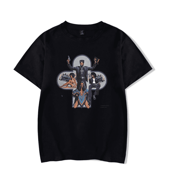 Jpegmafia Merch T-Shirt Scaring The Hoes Album Cover Tee Hip Hop Short Sleeve For Fans Men Women Streetwear Summer Tops