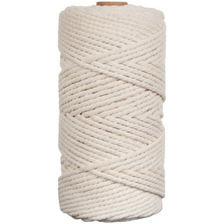KIHOUT Clearance 100m Long/100Yard Pure Cotton Twisted Cord Rope Crafts Macrame  String 