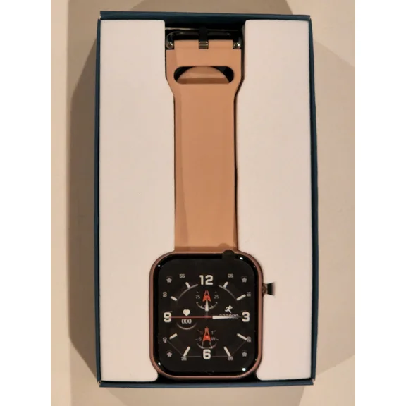 Jpgif Smart Watch Waterproof Bluetooth Fitness Heart Rate Monitor - Pink