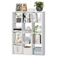 Jpiziso 12 Cube Storage Organizer with Open Cube Storage Bookshelf ...