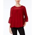 thumbnail image 1 of Jpr Bell Sleeve Peasant Top Pomegranate XS, 1 of 1