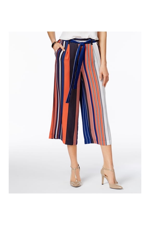 Jpr Striped Tie Waist Culottes Multi Stripe Combo XL