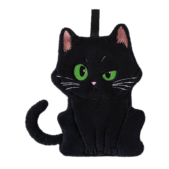 Jpxdew Absorbent Hand Towel,High Density Fabric for Bathroom Kitchen,Cat Design Single