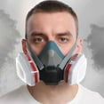 thumbnail image 2 of Full Face Respirator Mask With Activated Carbon Filters - Reusable Gas & Dust Protection Mask 2 of 2