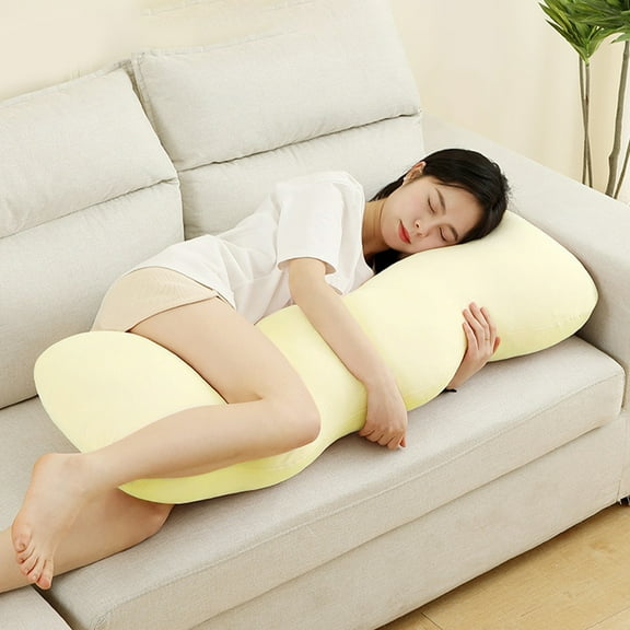 Jpxdew Cool Body Pillow for Adults, Extra Long Shredded Memory Foam Pillow for Bed - Ultimate Comfort and Support for Back, Side, and Stomach Sleepers