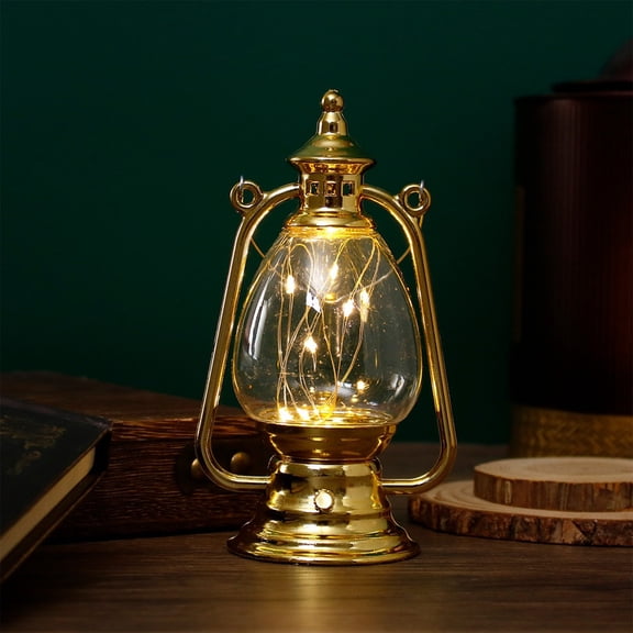 Jpxdew Electronic Candle Light,5.91x2.44in,Plastic,Silver/Gold,Night Light,Holiday Decor