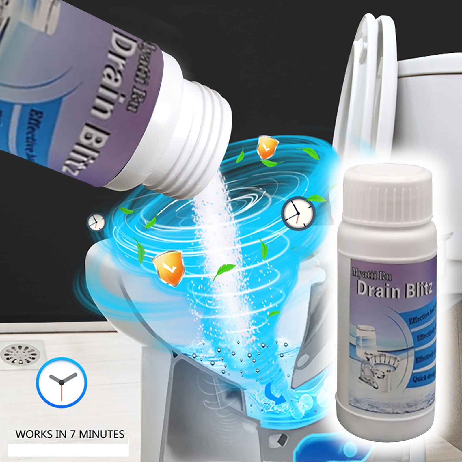 Jpxdew Foaming Toilet Cleaner Clearance,Enzyme-Powered Pipe Deodorizer ...