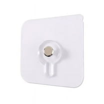 Jpxdew Heavy Duty Adhesive Hooks 10 Pack, No Drill Wall Hangers for Bathroom, Kitchen, Hold Up to 11 lbs, Stainless Steel Hooks for Tile, Glass, Metal Surfaces (White)