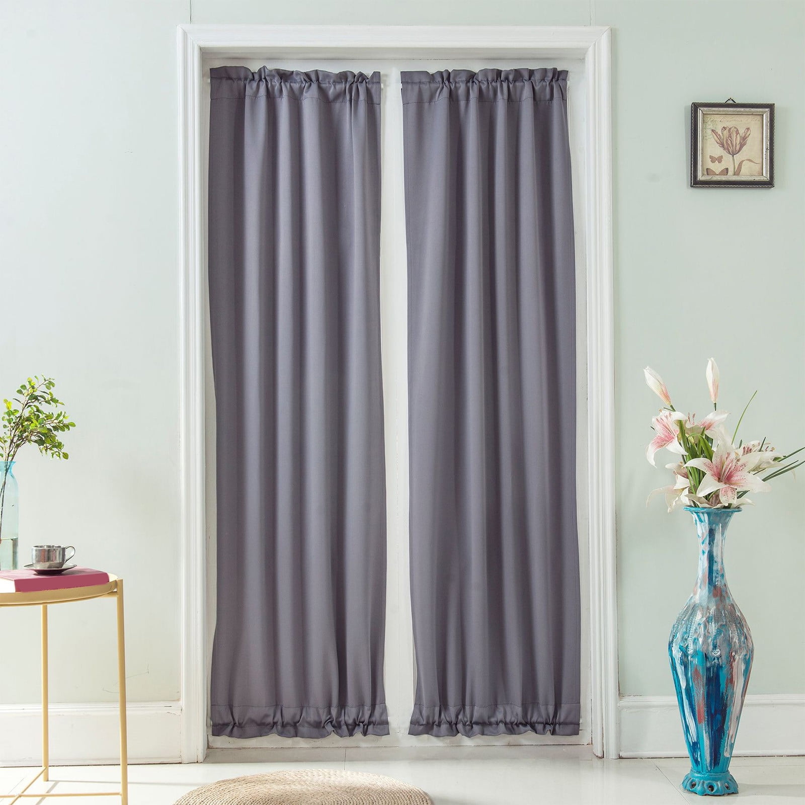 Jpxdew High-Precision Insulated French Door Curtains - Noise Reduction