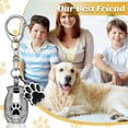 thumbnail image 1 of Jpxdew Memorial Ashes Pendant,Stainless Steel Keychain,0.98 Inch Keepsake Jewelry,Cremation Urn for Pets, 1 of 6