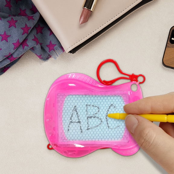 Jpxdew Mini Magnetic Drawing Boards with Keychain,Erasable Doodle Sketch Pads for Youngsters,Made of High-quality Plastic,Lightweight and Portable,Reusable