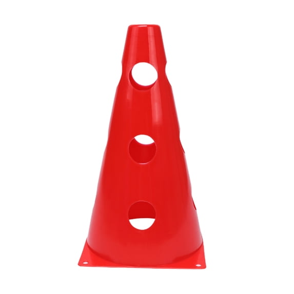 Jpxdew Multi-functional Training Cone Clearance,9inch PE Obstacle Cone for Football,Basketball,Ice Cream Taper Design