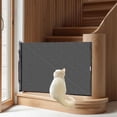 thumbnail image 1 of Jpxdew Pet Safety Gate, Folding Pet Gate, Pet Stair Gate, Peace of Mind, Metal Frame Mesh Panel, for Stairs, Doorways, Indoor Use, 1 of 6