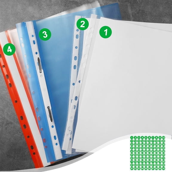 Jpxdew Number Stickers for Note Decoration Labeling,1-100 Self-Adhesive Combination,Easy Peel Stick 10.7x10.7in