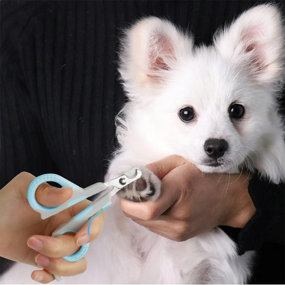 Jpxdew Pet Nail Clippers Safety Rounded Blade,Cats Dogs Grooming Tool,Non-Slip Handle Fishtail Design