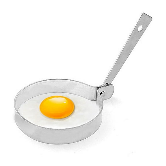 Jpxdew Stainless Steel Egg Ring-Round Omelette Maker,Non-Stick,Food Grade 304 Steel,Perfect for Home Cooking and Baking,Easy to Clean,Durable Kitchen Tool (4.33x3.15in)