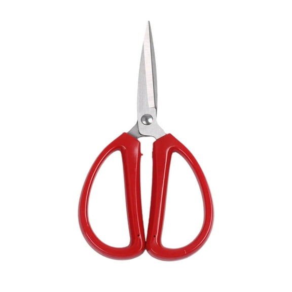 Jpxdew Stainless Steel Scissors,6 Inch,with Red Handle,for Office,Study,DIY,Cutting Plastic,Fabric