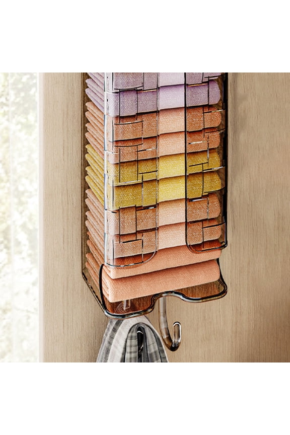 Sock & Underwear Organizer, Closet Wall-Mounted Divider Storage for Bras, Underpants, and Intimates, Space-Saving Closet Organizer