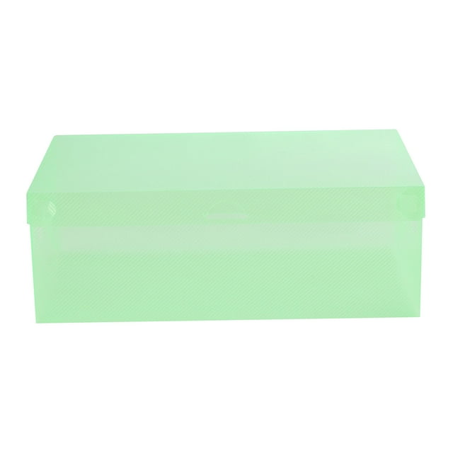 Jpxdew Versatile Plastic Storage Box with Latching Lids–Storage Stackable Lego Storage Organizer-Craft Organizers -Thickened, Transparent Storage Shoe Box