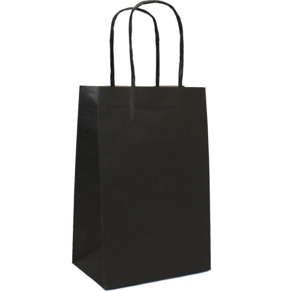 Jr Cub Kraft Gift Bag - Black