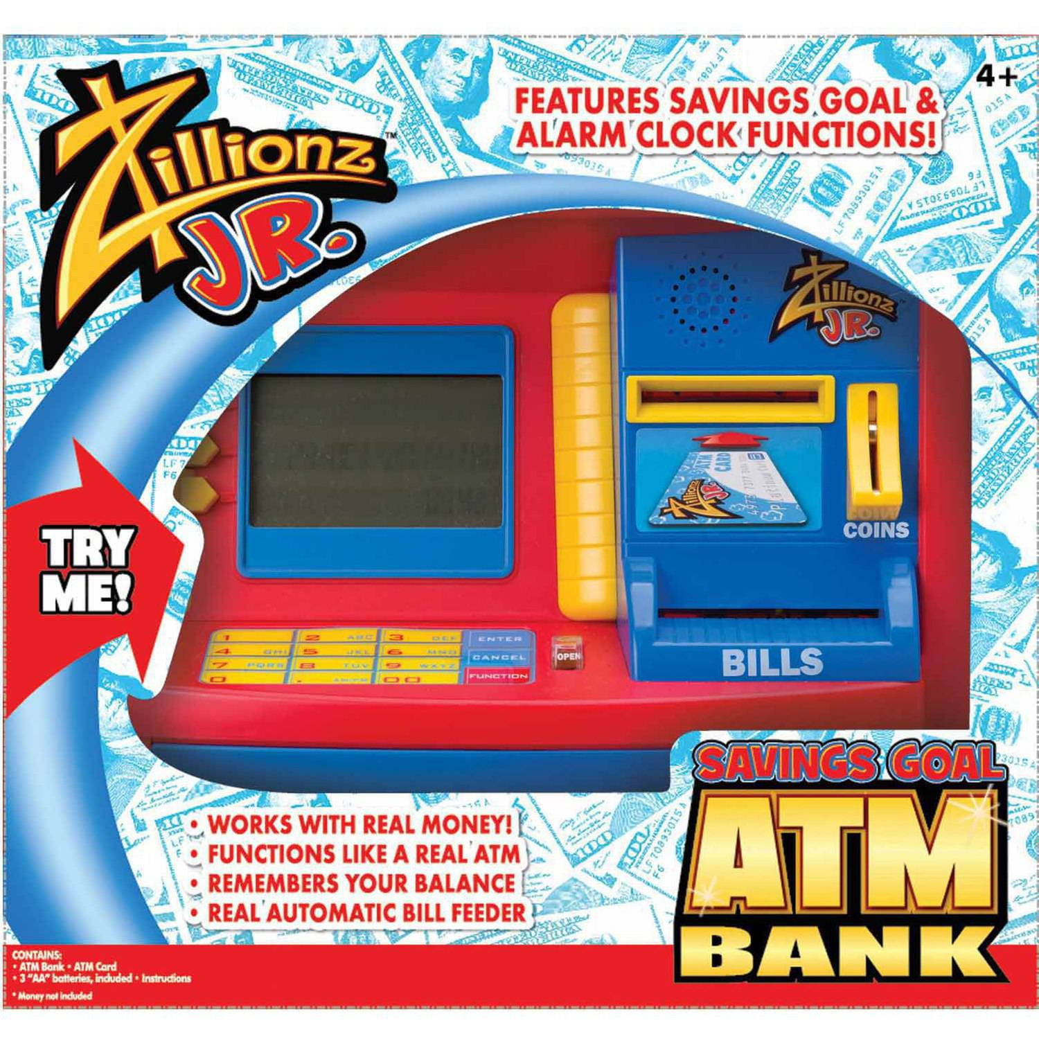 Jr. Deluxe Savings Goal ATM Bank - Walmart.com