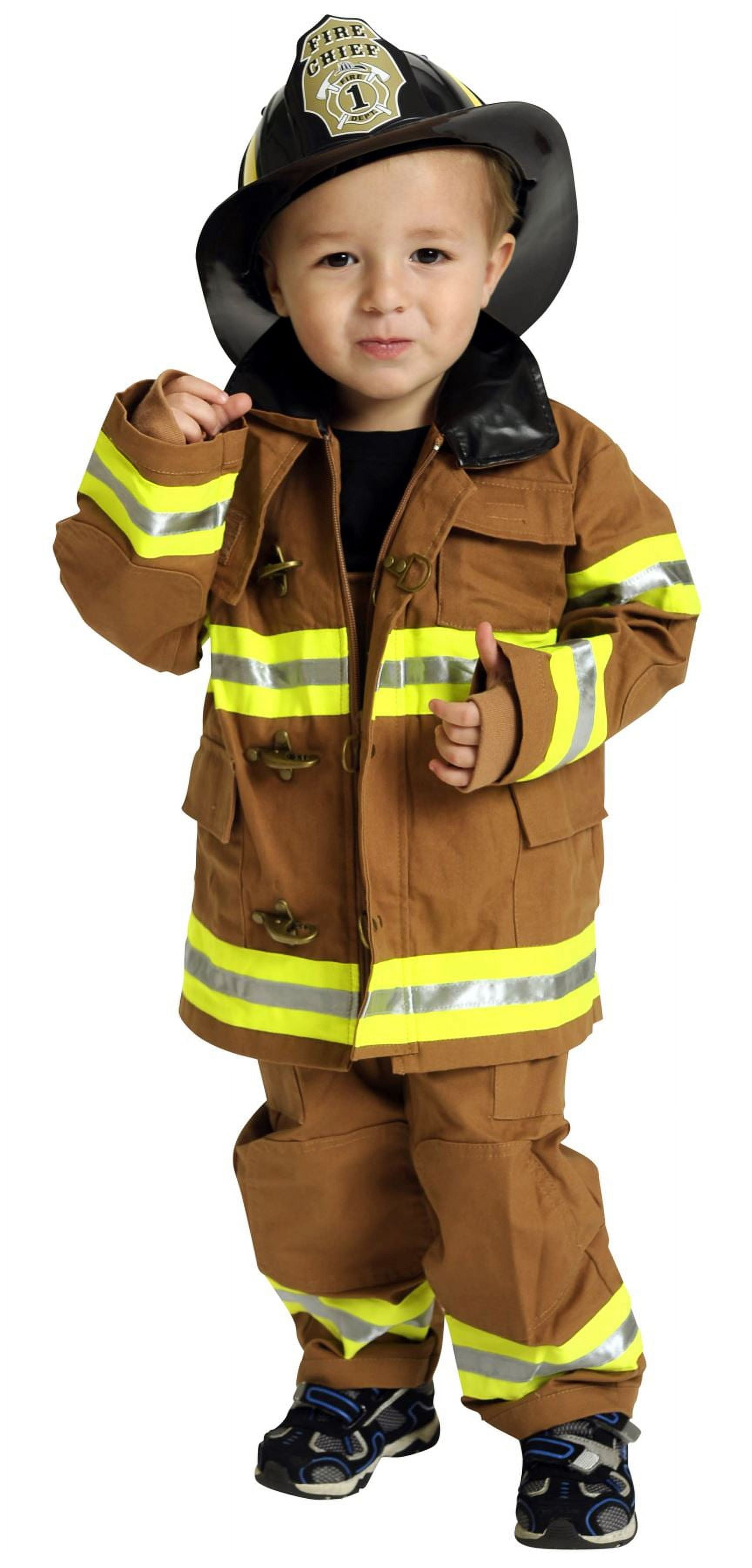 FIRE FIGHTER tan suit Fireman toddler career gear boys