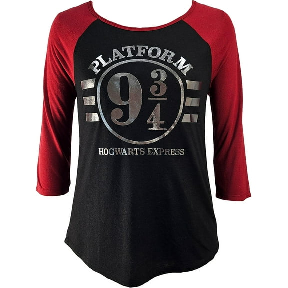 Harry Potter Hp Crossing Junior Ladies Raglan Fashion Top