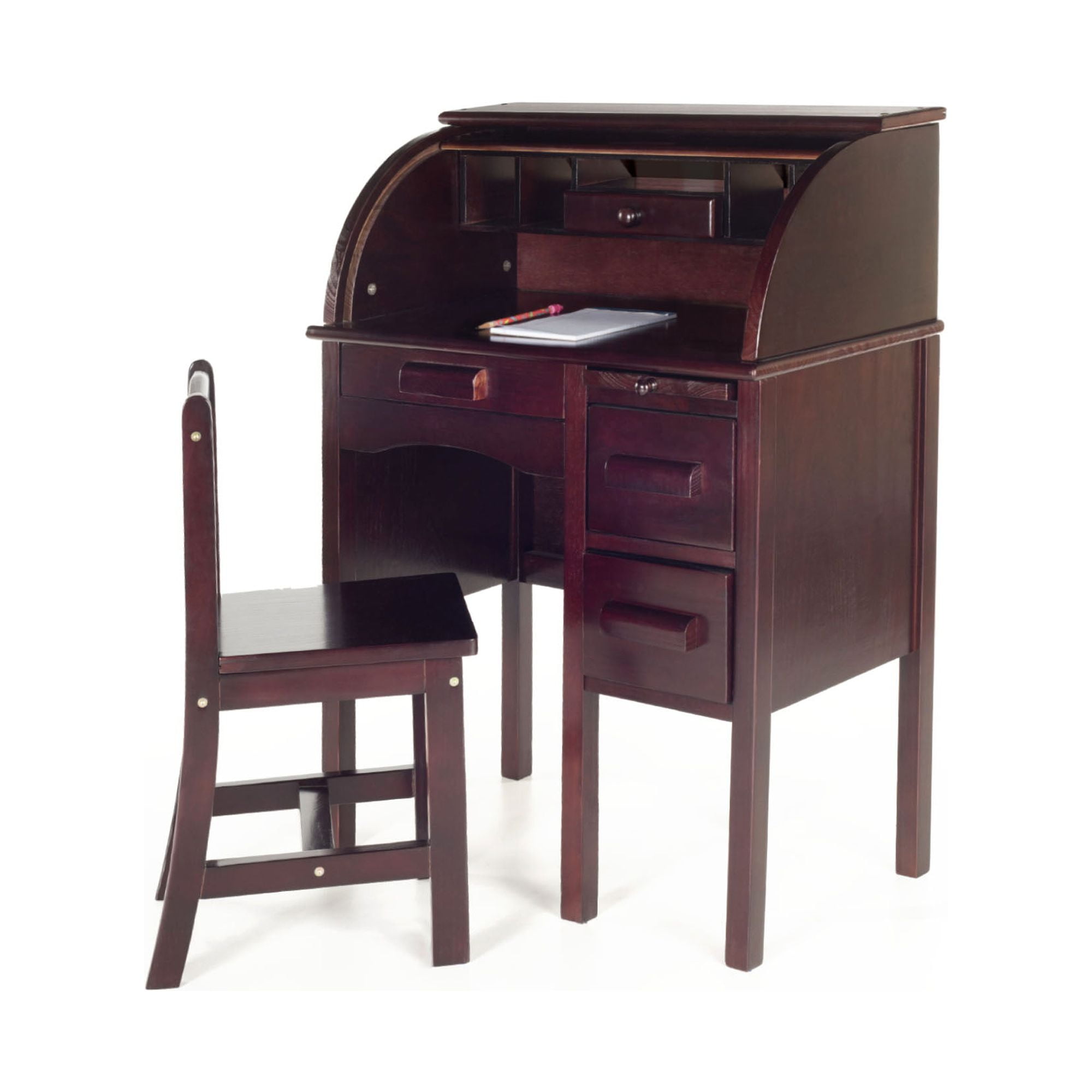 Jr. Roll-Top Desk - Espresso, image size:2000x2000