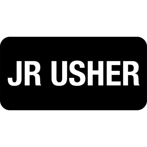 Jr Usher Magnetic Name Tag/Badge - Sleek and Stylish Badge for Church Leaders