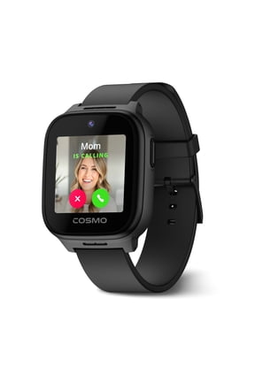 JrTrack 5 Kids Smart Watch by Cosmo | Best Kid-Safe Phone Watch | Precision Real-Time GPS Tracking | Call, Text, Activity, School Settings | Spotify Music | Parental Controls | SOS & Safety Alerts