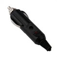 Jrocdr 12v Male Car Cigarette Lighter Socket Plug Connector 5A with LED