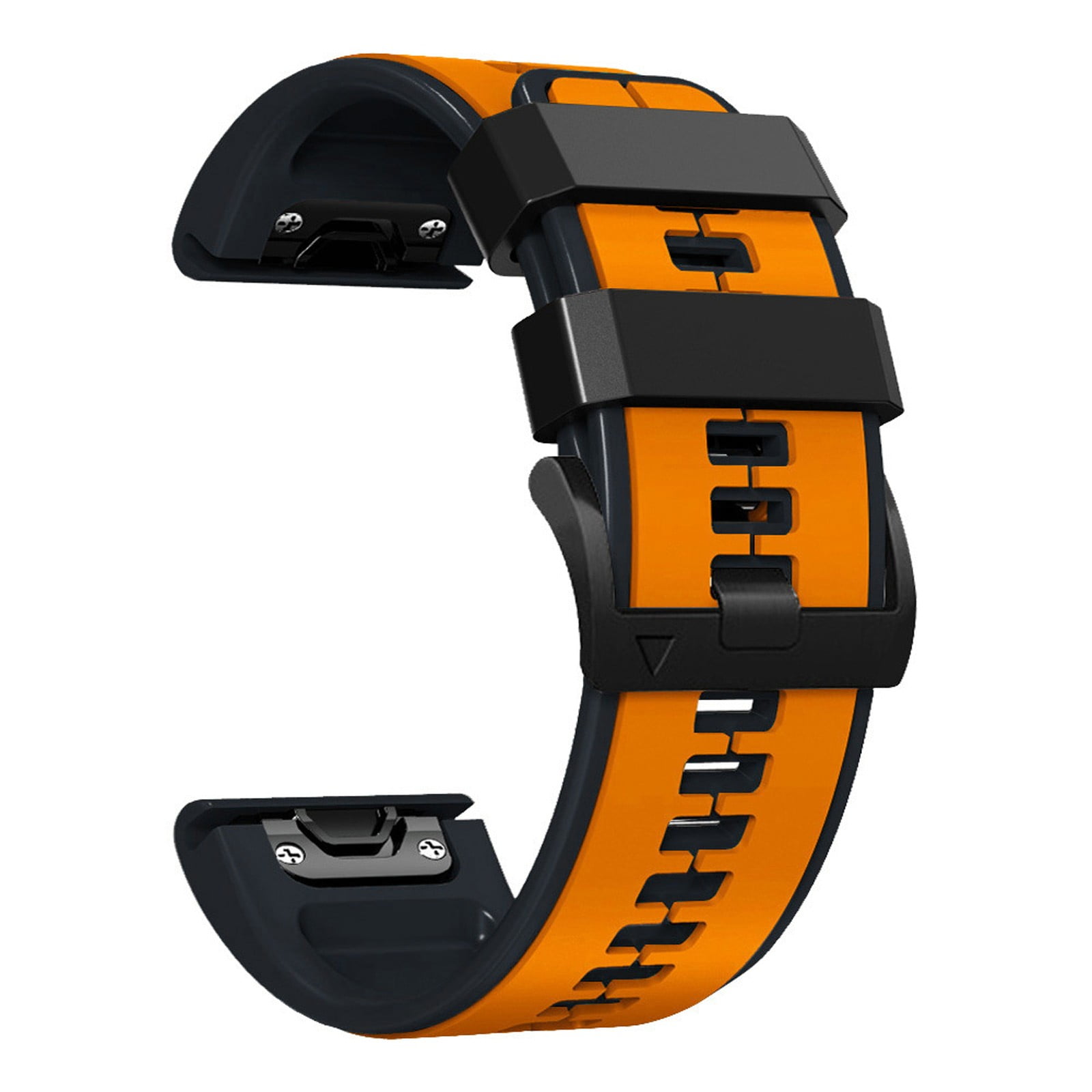 Jrocdr 【26mm】Quick Release Dual Color 26mm Silicone Strap The Comfortable For Your Smartwatch