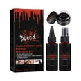 Jrocdr 3PCS Makeup Kit Scary Atmosphere Realistic Skin Wax Special