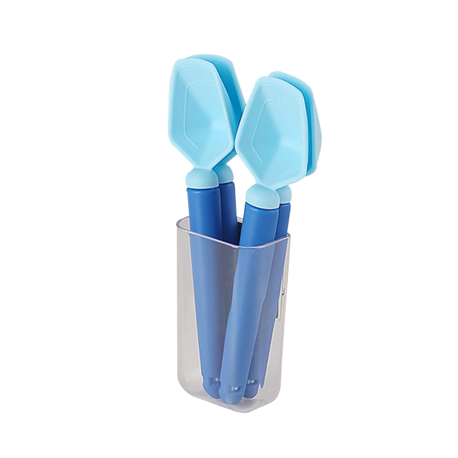 Jrocdr 4PCS Spoon Sealing Clip Mini Snack Seasoning Bag With Sealing Strip Sealing Stick Chip