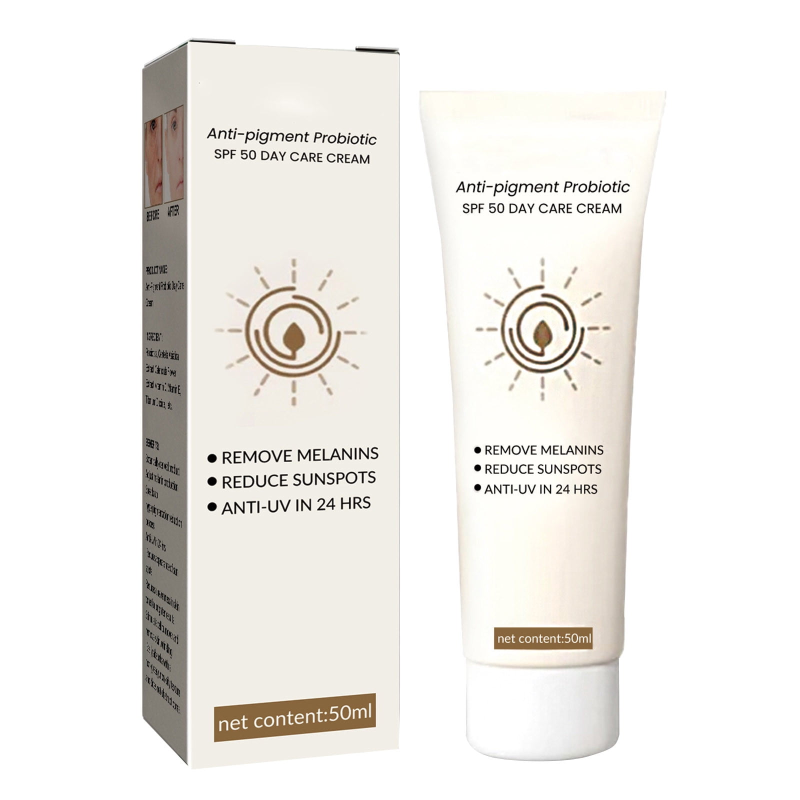 Jrocdr 50+ Broad Sunscreen Water Fast Absorbing Non Greasy UVA