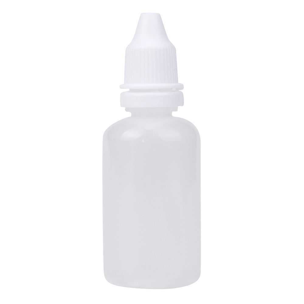 Jrocdr 50PCS 30ml Empty Squeezable Bottles Eye Liquid Travel Size