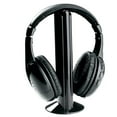 Jrocdr 5in1 Wireless Headphones Earphone Headset for PC Laptop TV FM