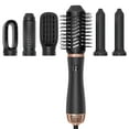Jrocdr 6 In 1 Airstyler Set 6 In 1 Blow Dryer Brush Curling Wand Hair