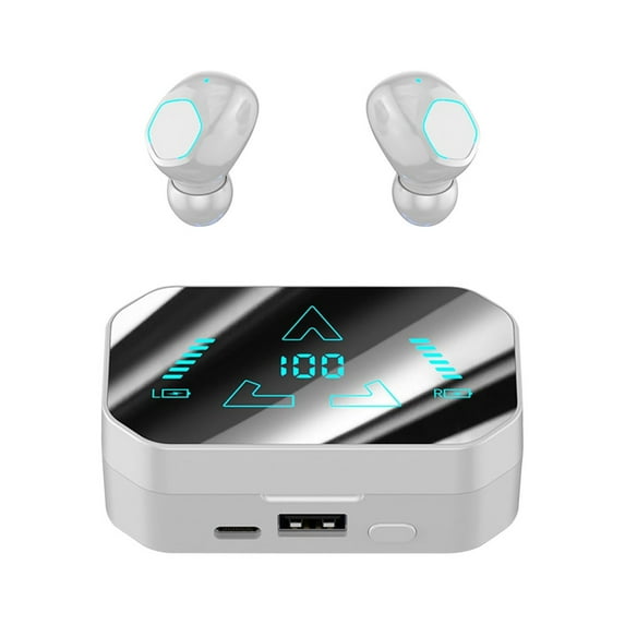 Jrocdr Earbuds Wireless Earbuds Digital Display Charging Built In Microphone Sleep Earbuds Noise Cancelling Earbuds Wireless Earbuds Wireless Life Q35 Universal Earbuds Headphones Travel Top