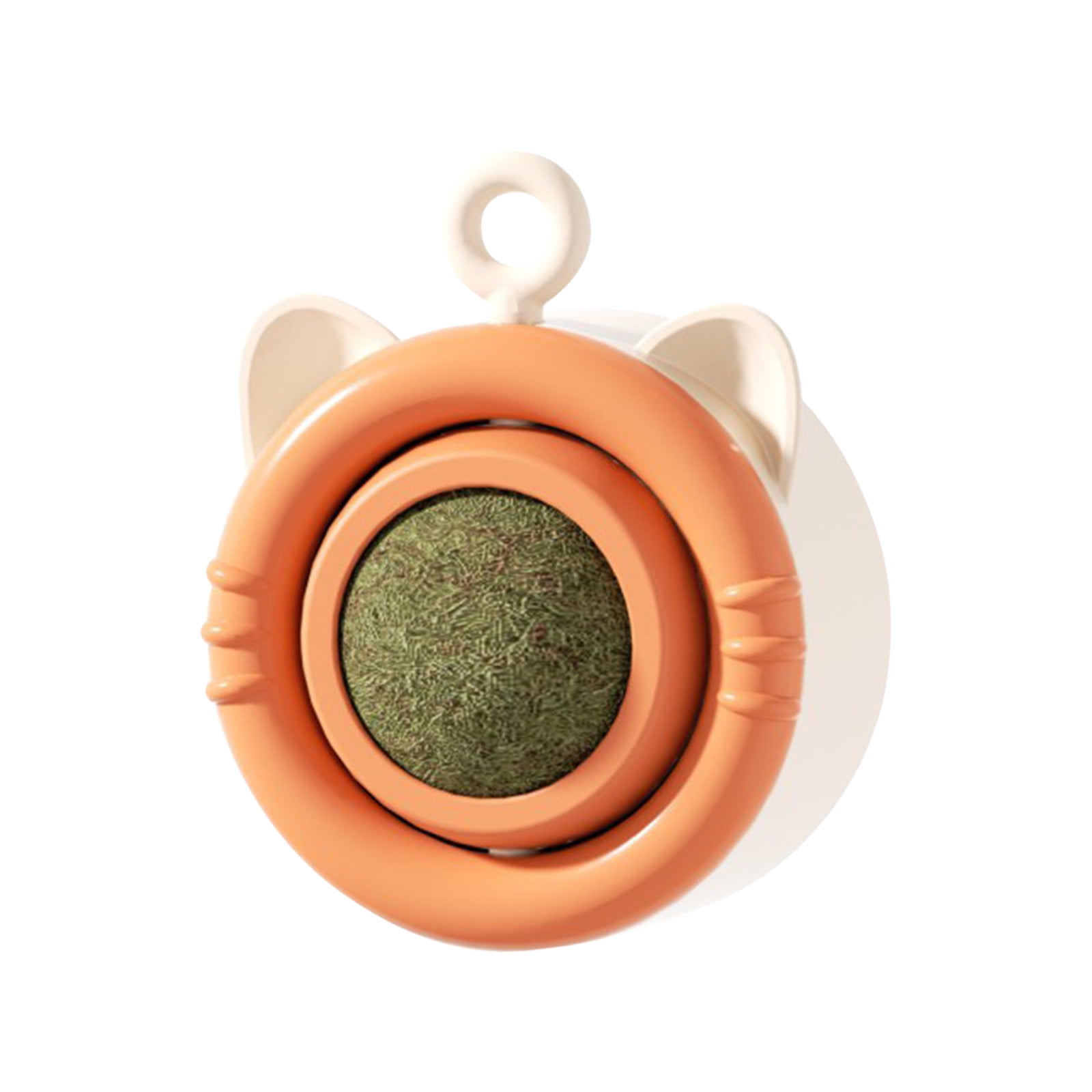 Jrocdr Catmint RND Globe Interactive Cat Toys 360° Rotating With