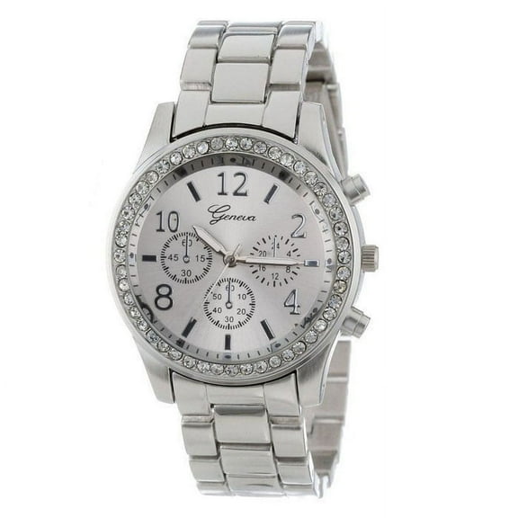 Jrocdr Women's Watches Under $40 Round Adult Female Watch Stainless Steel Shoe, Jewelry & Watch Accessories Women's Diamond Watch Watch For Swimming