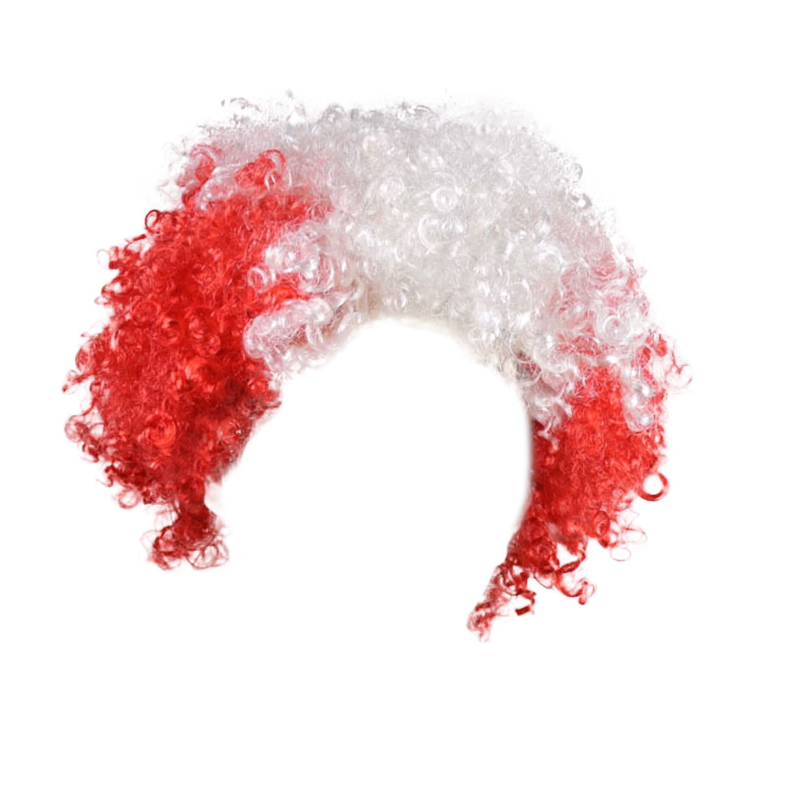 Jrocdr Flags Of European Cup Countries National Flag Short Curly Wig