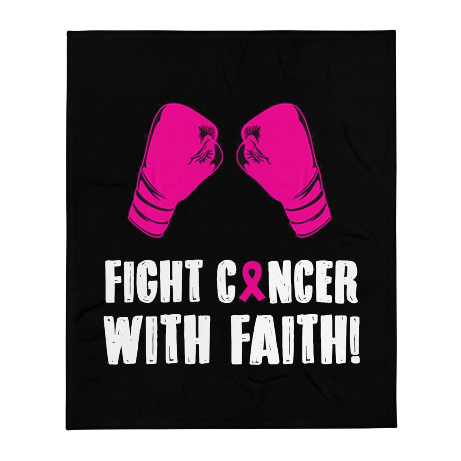 Jrocdr Flannel Cancer Cute Warm Ribbon Blanket Chemotherapy Chemotherapy Blanket Cancer Air