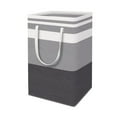 Jrocdr Freestanding Laundry Hamper Collapsible Tall Clothes Hamper With Extended Handles For