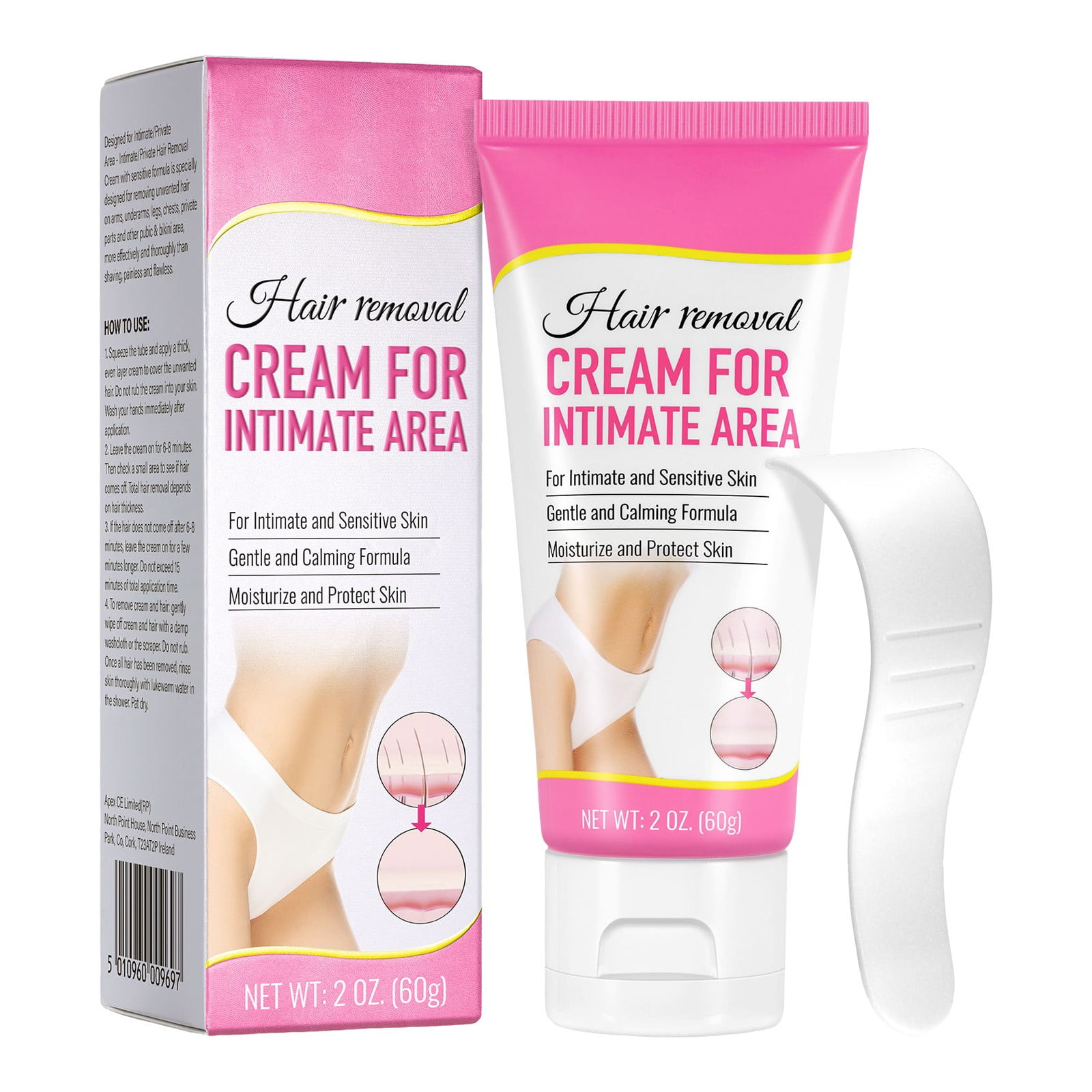 Jrocdr Gentle Depilatory For Sensitive Areas Hair Removal For Private